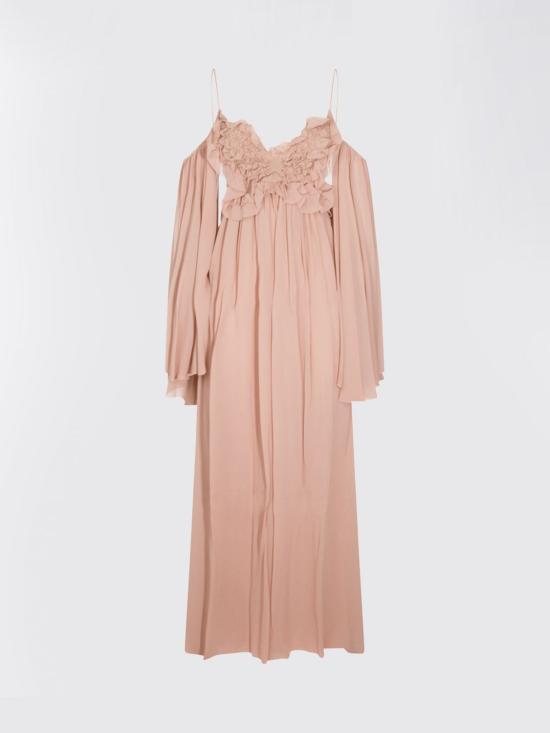 26SS 블루마린 롱 원피스 P644A457A N0144 Pink - BLUMARINE
