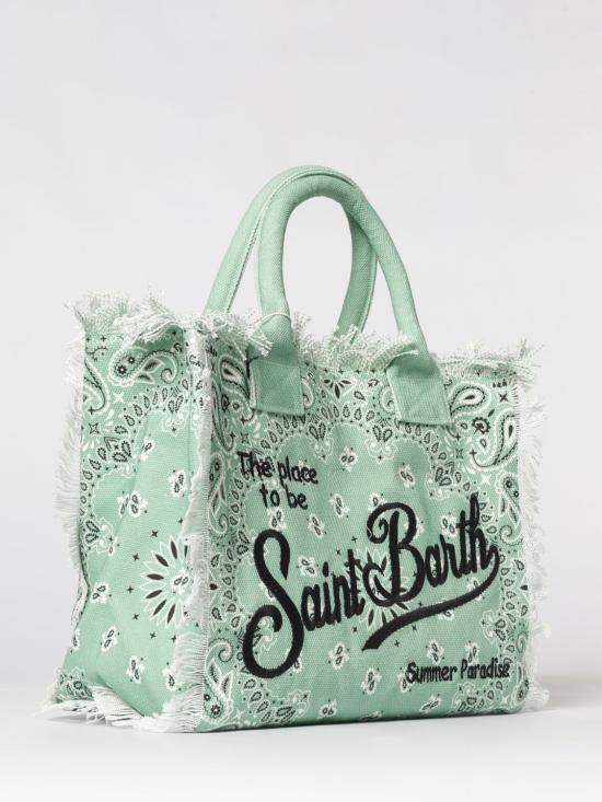 26SS 세인트바쓰 토트백 VANI001 02566L Green - MC2 SAINT BARTH