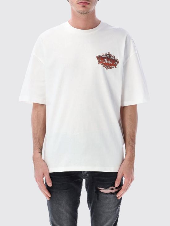 26SS 아미리 반팔 티셔츠 AMTOJR1059 127 Ivory