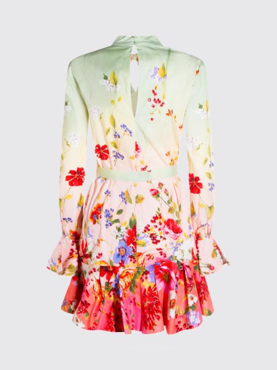 26SS 로베르토 카발리 미디 원피스 WQT1043AR32D 0509 Green - ROBERTO CAVALLI