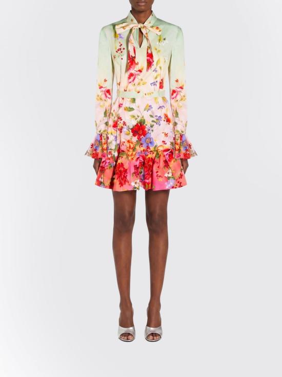 26SS 로베르토 카발리 미디 원피스 WQT1043AR32D 0509 Green