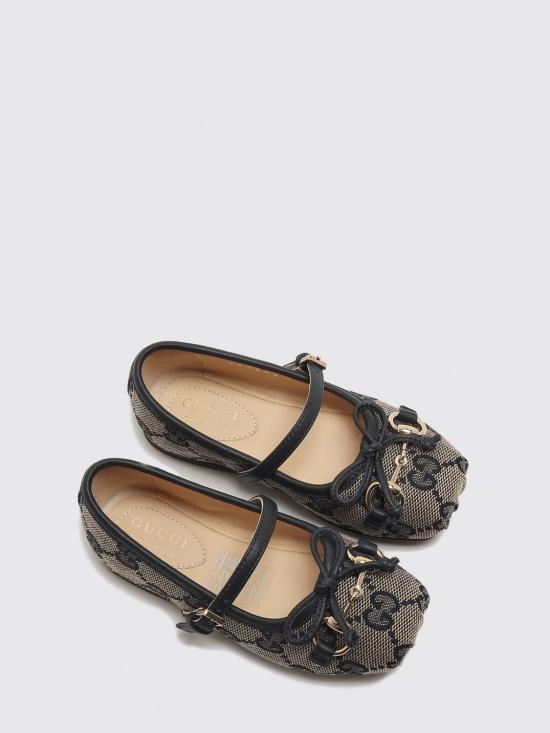 26SS [키즈] 구찌 플랫 슈즈 856589HWK20 4041 Blue - GUCCI