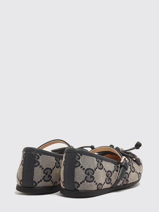 26SS [키즈] 구찌 플랫 슈즈 856589HWK20 4041 Blue - GUCCI