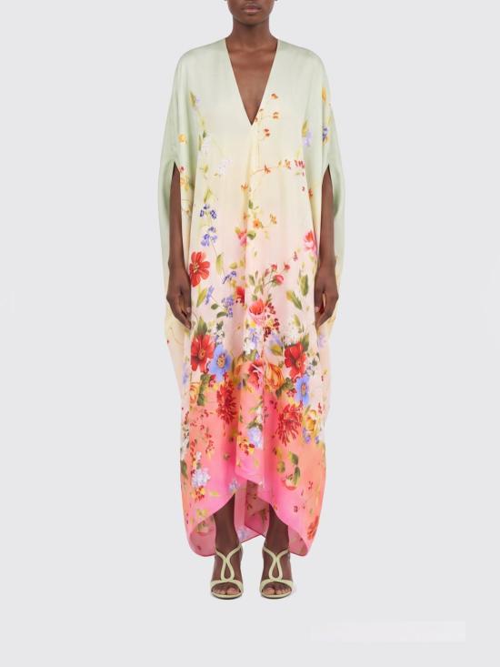 26SS 로베르토 카발리 롱 원피스 WQT182OZR32D 0509 Green