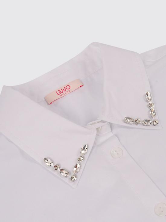 26SS [키즈] 리우조 셔츠 GA6200T3424 10601 White - LIU JO