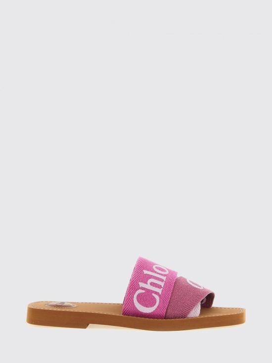 26SS 끌로에 뮬/슬리퍼 CHC23U188EF 595 Fuchsia