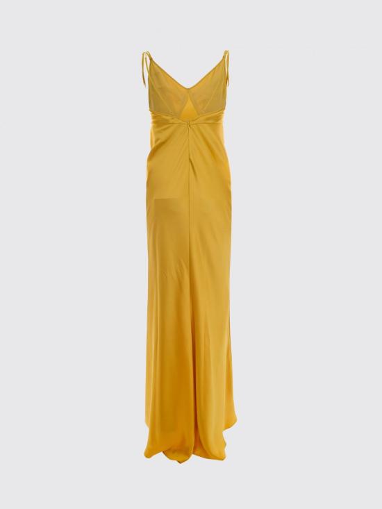 26SS 엘리자베타프랜치 롱 원피스 ABR3362E2 EV4 Yellow - ELISABETTA FRANCHI