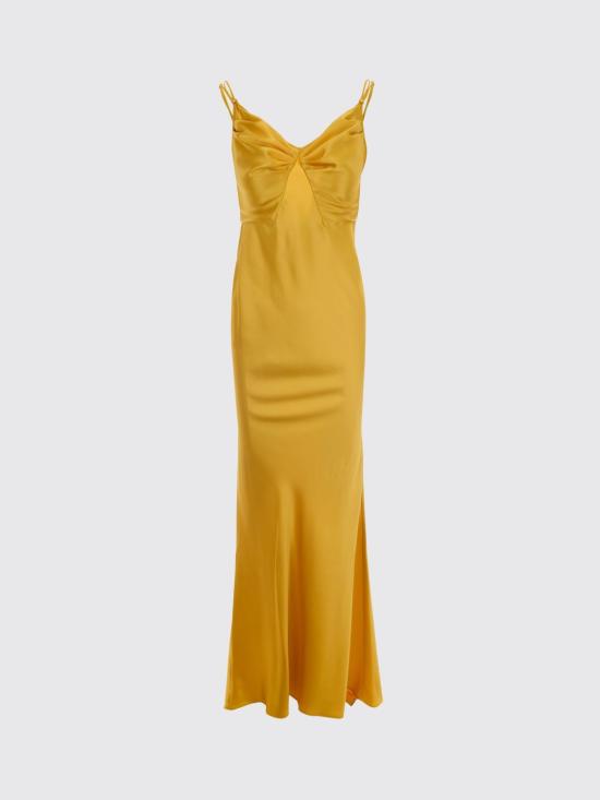 26SS 엘리자베타프랜치 롱 원피스 ABR3362E2 EV4 Yellow - ELISABETTA FRANCHI