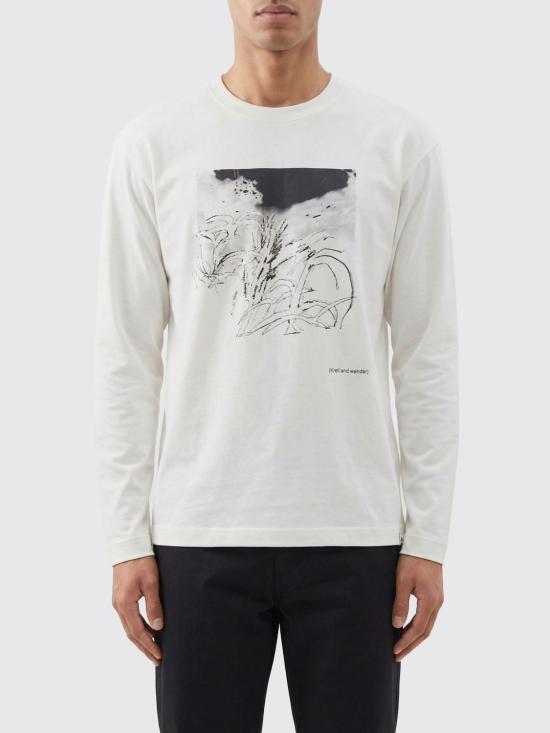 26SS 앤드원더 긴팔 티셔츠 5746184081 030 White