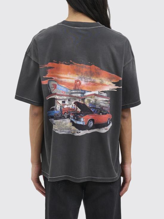 26SS 리프레젠트 반팔 티셔츠 MLM100768 STAINEDBLA Black - REPRESENT