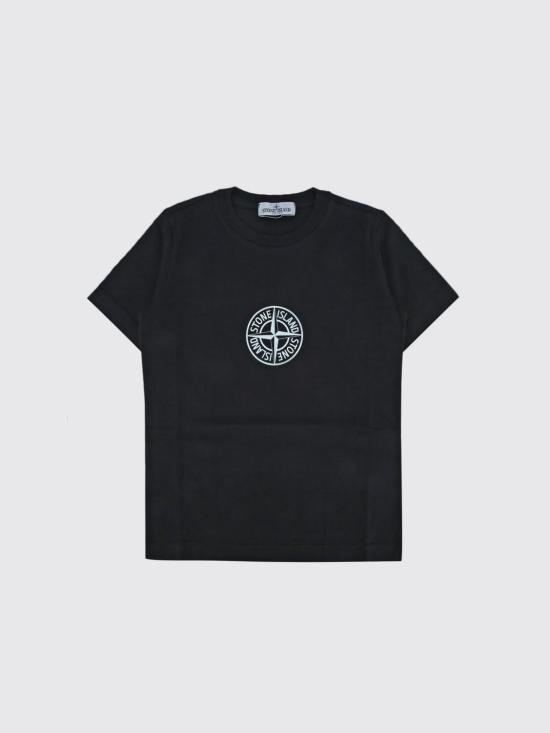 26SS [키즈] 스톤 아일랜드 티셔츠 2100011S0381 V0029 Black