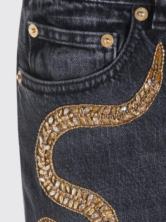 26SS 로베르토 카발리 데님 팬츠 WKJ222DN0010 5051 Black - ROBERTO CAVALLI