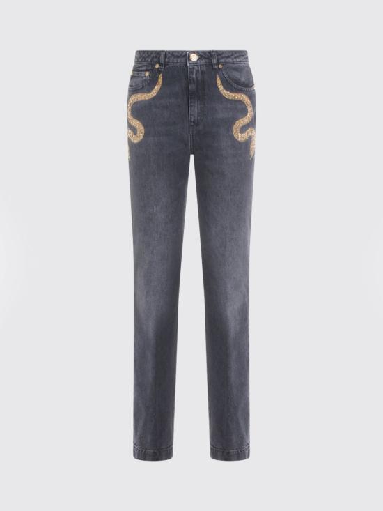 26SS 로베르토 카발리 데님 팬츠 WKJ222DN0010 5051 Black - ROBERTO CAVALLI