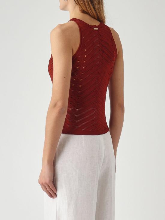 26SS 트윈셋 민소매 티셔츠 261TT3103 13332 Brown - TWINSET