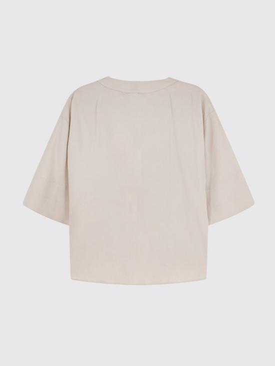 26SS 막스마라 반팔 티셔츠 2611191019600 002 Beige - MAX MARA