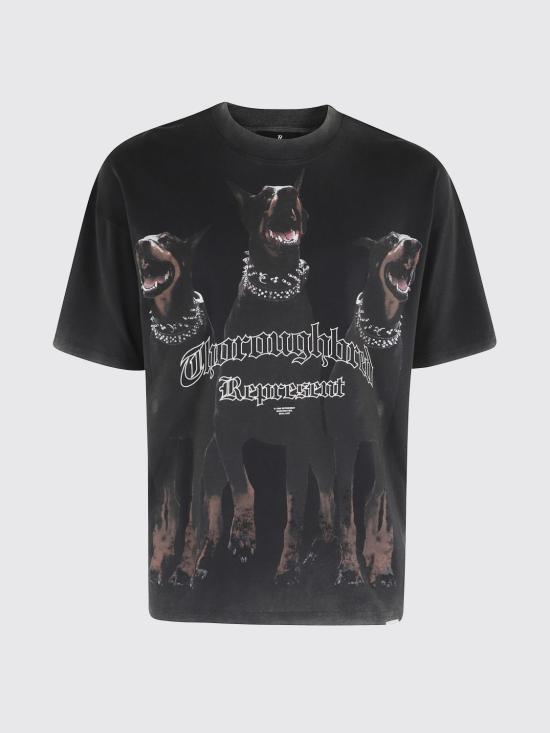 26SS 리프레젠트 반팔 티셔츠 MLM41135 VINTAGEBLA Black - REPRESENT