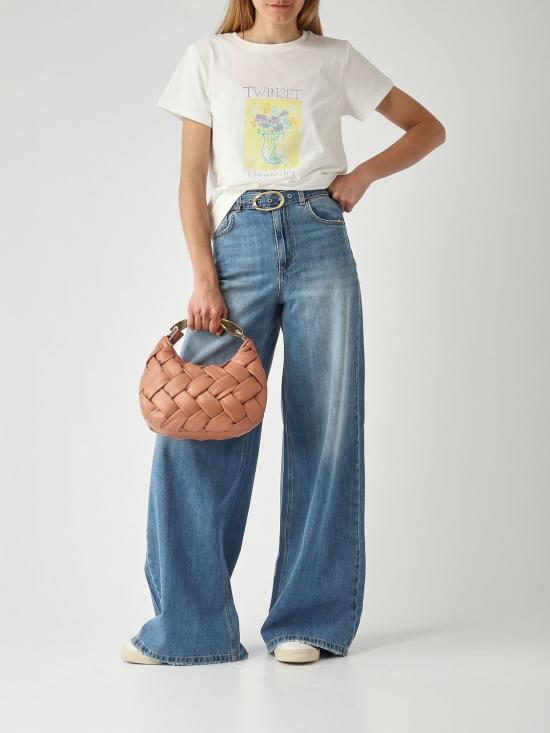 26SS 트윈셋 반팔 티셔츠 261TP2341 00001 White - TWINSET