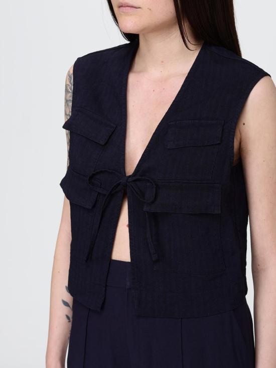 26SS 바레나 민소매 티셔츠 GLD55194146 170 Navy - BARENA