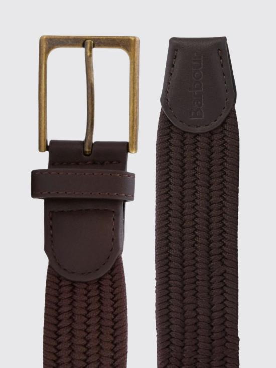 26SS 바버 가죽 벨트 MAC0443 PU97 Brown - BARBOUR