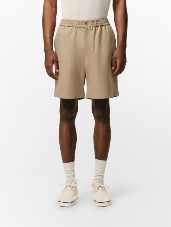 26SS 아미 코튼 엘라스티케이티드 웨이스트 아미 드 하트 쇼츠 HSO835CO0132 A036 Nude