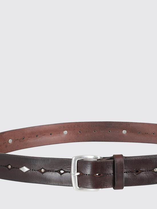 26SS 오르치아니 가죽 벨트 U08329BUS T MORO Brown - ORCIANI