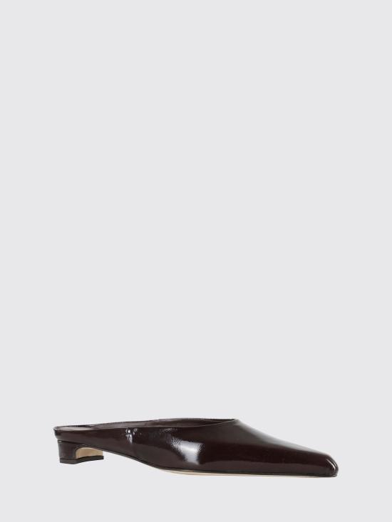26SS 포에베 뮬/슬리퍼 OF52 20120 Mahogany - POEVE