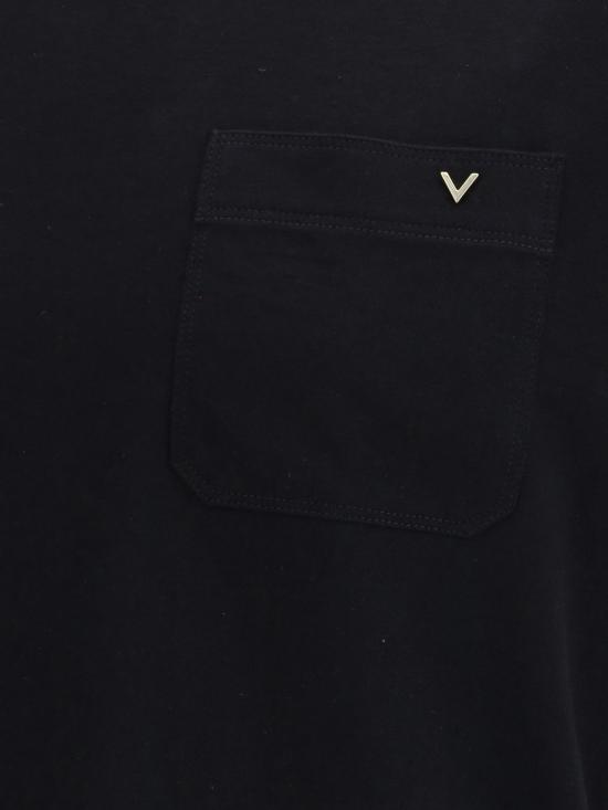26SS 발렌티노 가라바니 반팔 티셔츠 8V0MG10VBGR 0NO Black - VALENTINO GARAVANI