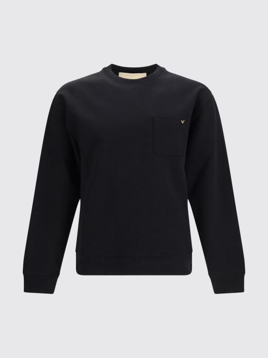 26SS 발렌티노 가라바니 긴팔 티셔츠 8V0MF28RBHH 0NO Black - VALENTINO GARAVANI