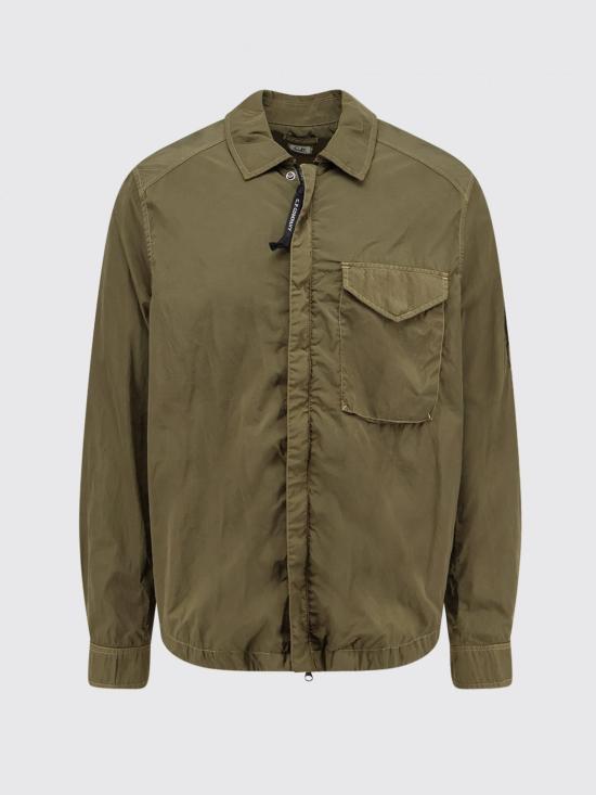 26SS 씨피 컴퍼니 크롬-R 렌즈 오버 셔츠 RSCMOS710A005904G 683 Green - C.P. COMPANY