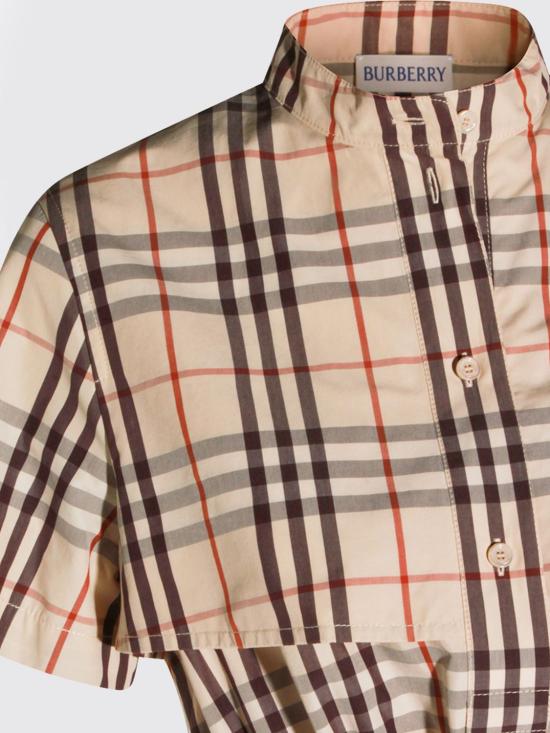 26SS 버버리 체크 코튼 드레스 8123248 Beige - BURBERRY