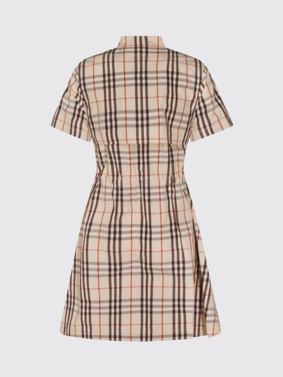 26SS 버버리 체크 코튼 드레스 8123248 Beige - BURBERRY