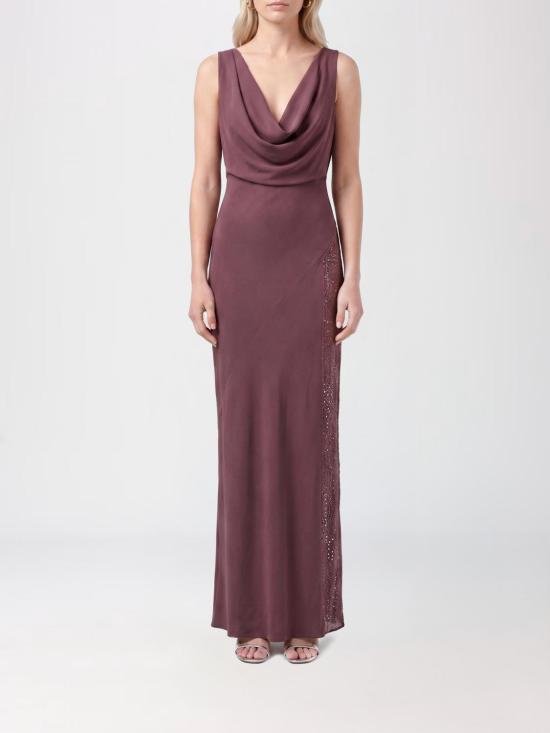 26SS 안다마네 롱 원피스 T190139ATNS038 375 Plum