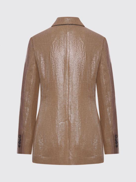 26SS 브루넬로 쿠치넬리 가죽 자켓 ML5967091 C7083 Brown - BRUNELLO CUCINELLI