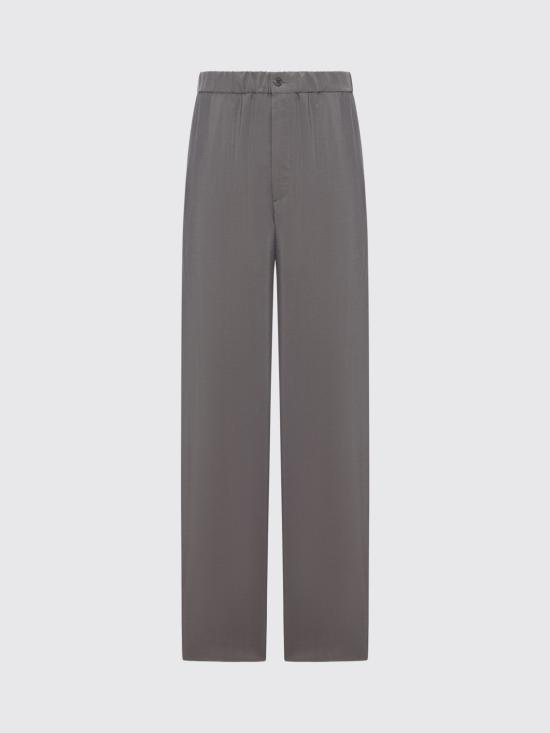 26SS 조르지오 아르마니 스트레이트 팬츠 GM003240TE10081 U8090 Grey 1 - GIORGIO ARMANI