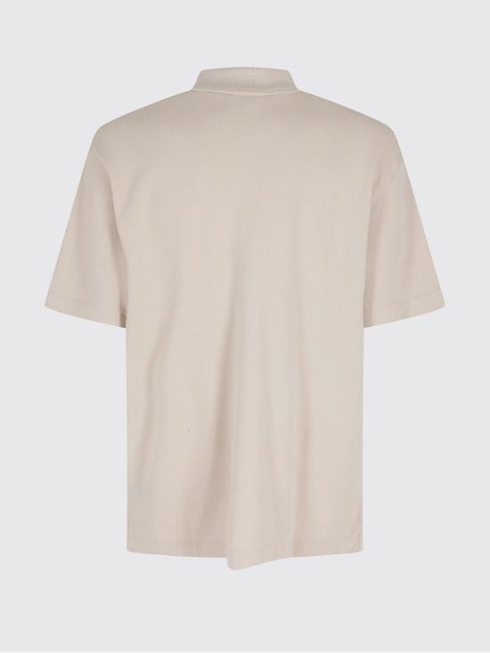 26SS 메종키츠네 폭스 헤드 컴포트 폴로 티셔츠 PM00210KP0001 0450 Beige - MAISON KITSUNE