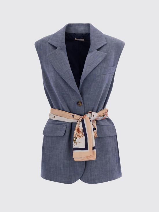 26SS 리우조 베스트 WA6165T332A X0761 Blue - LIU JO