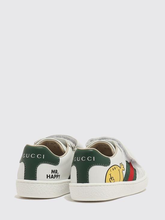 26SS [키즈] 구찌 스니커즈 858455COWB0 9085 White - GUCCI