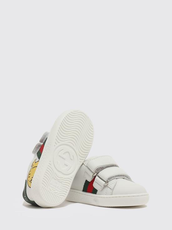 26SS [키즈] 구찌 스니커즈 858455COWB0 9085 White - GUCCI