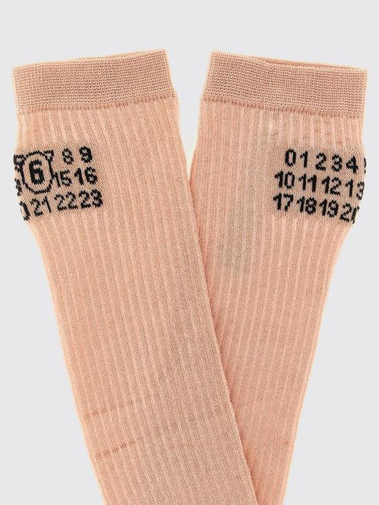 26SS MM6 메종마르지엘라 양말 S62TL0049M13278 217 Pink - MM6 MAISON MARGIELA