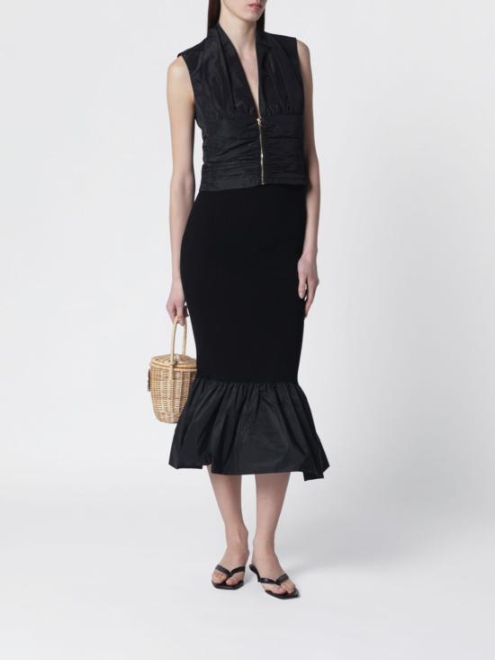 26SS 파투 롱 스커트 KN3488090 999B Black - PATOU