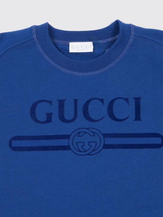 26SS [키즈] 구찌 풀오버 849011XJHO6 4118 Blue - GUCCI