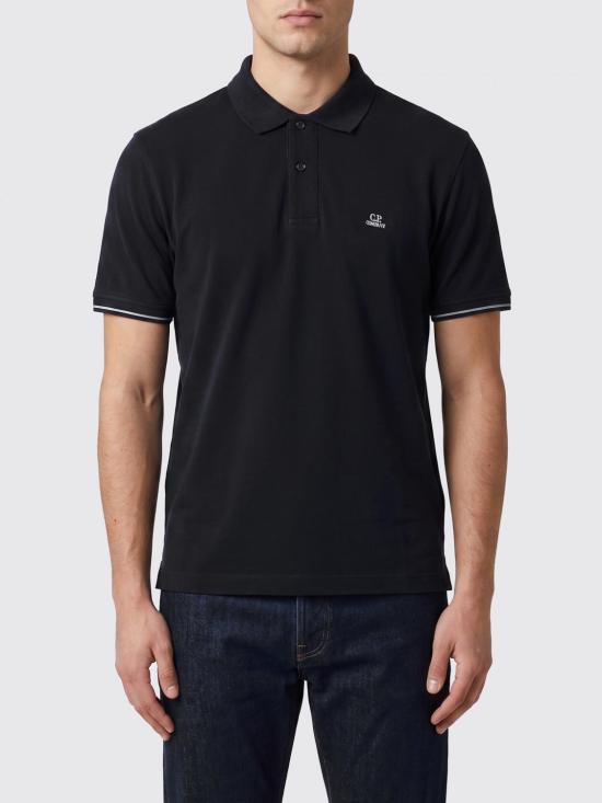 26SS 씨피 컴퍼니 폴로 티셔츠 20CMPL288A006263G 999 Black