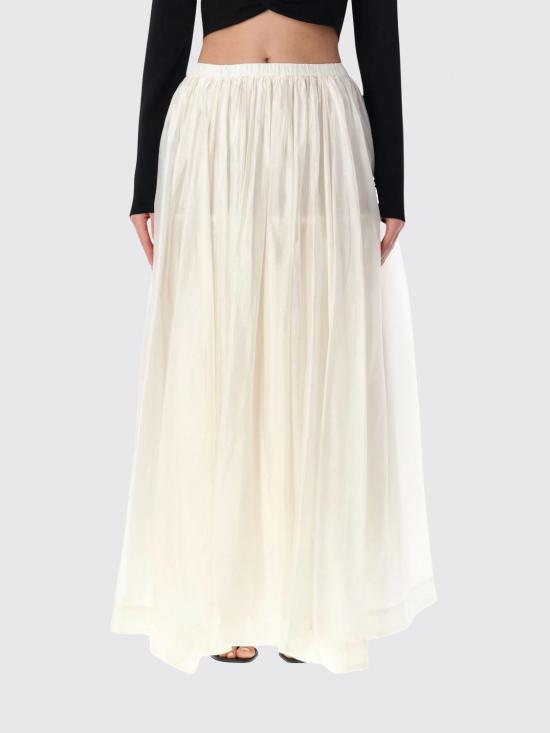 26SS 더 가먼트 롱 스커트 22278 001 White