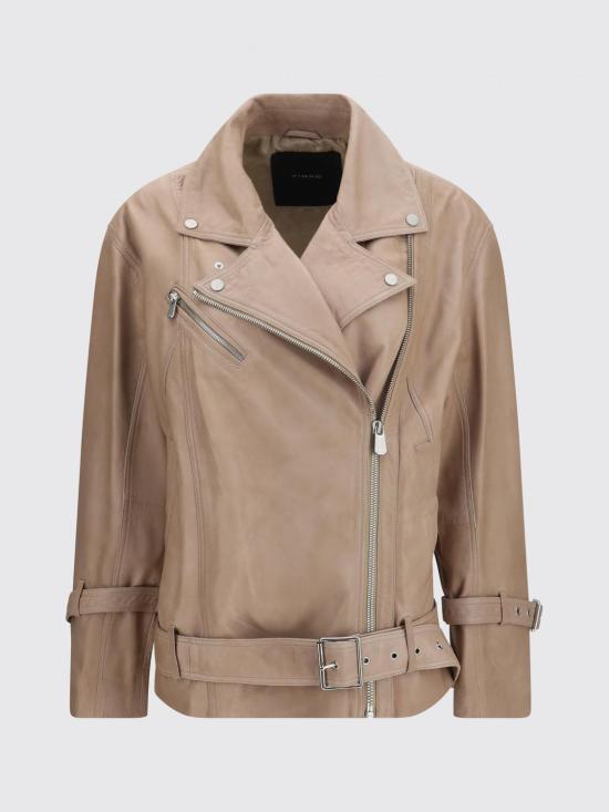 26SS 핑코 바이커 자켓 106231A31X I31 Beige - PINKO