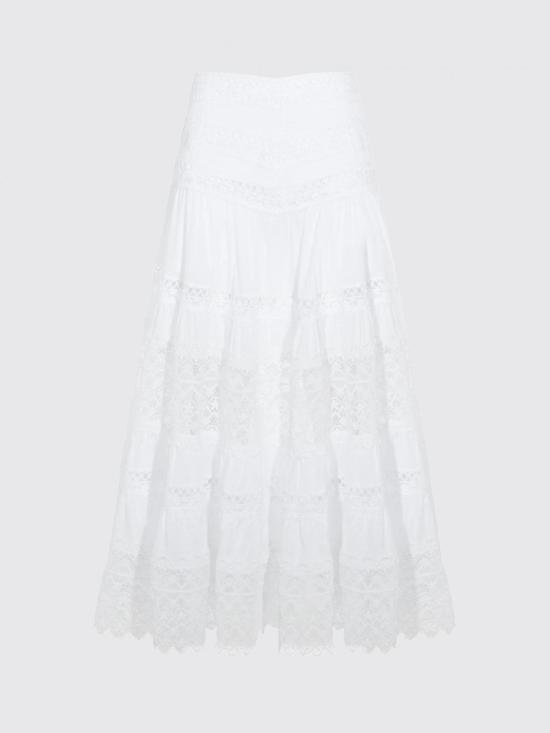 26SS 차로루이즈 롱 스커트 261402 White - CHARORUIZ