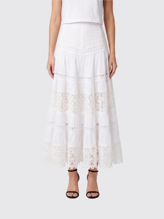 26SS 차로루이즈 롱 스커트 261402 White