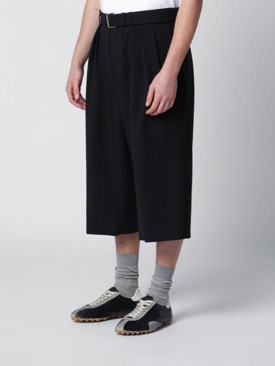 26SS 드리스 반 노튼 숏팬츠 209543249 900 Black - DRIES VAN NOTEN