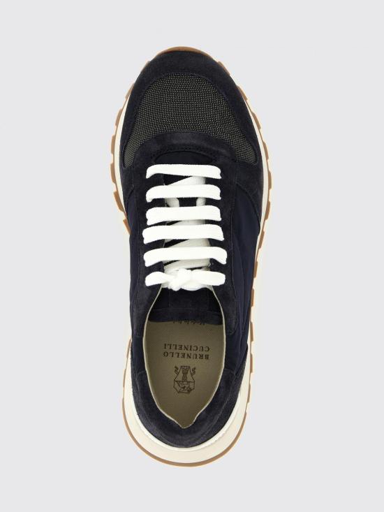 26SS 브루넬로 쿠치넬리 프레셔스 토 테크노 패브릭 러너 MZ47G1960 C4506 Blue - BRUNELLO CUCINELLI