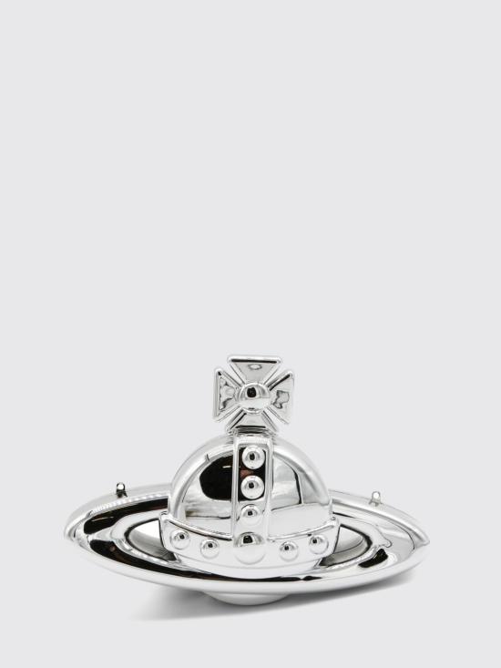 26SS 비비안웨스트우드 토트백 49030002WS002B P404 Silver - VIVIENNE WESTWOOD