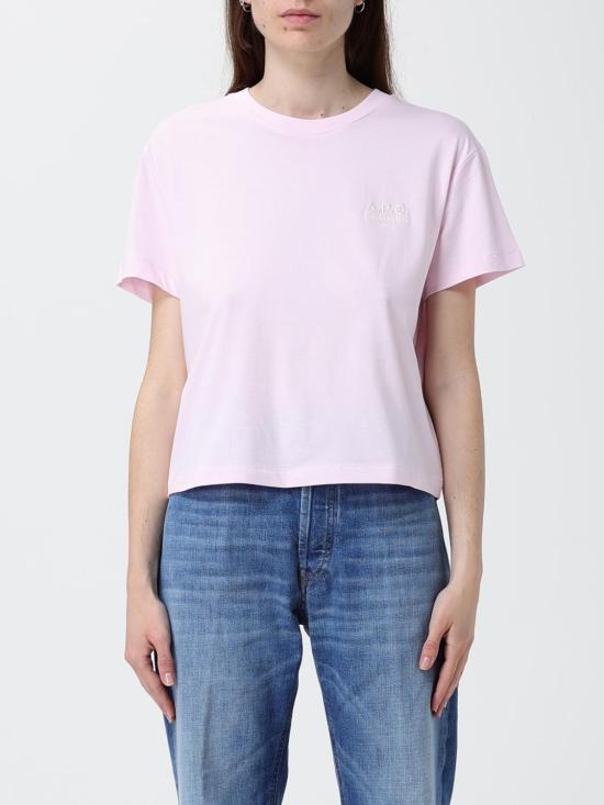 26SS 아페쎄 루 마담 박시 티셔츠 COHBMF26389 FLA Pink